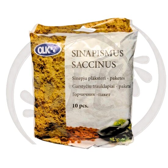 Olko sinepju plāksteri, 10 gb.